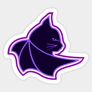 Ciabatta Bat-Cat Hockey Logo Sticker